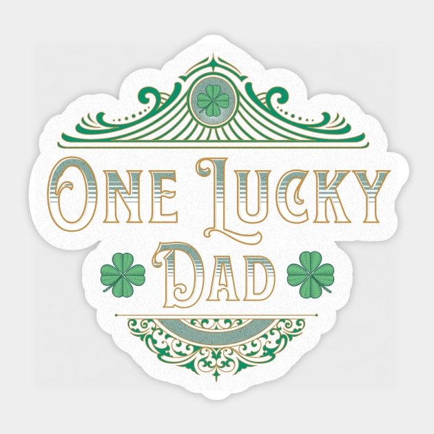 One Luck Dad Sticker by JonHerrera